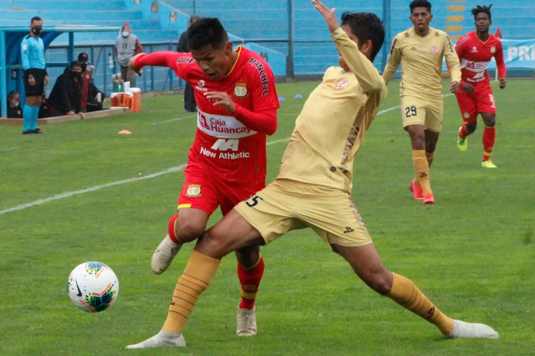 Sport Huancayo y club UTC se enfrentan por la liga 1 del Torneo Apertura 2020 en el estadio Alberto Gallardo de Lima Perú. 
Foto: @LigaFutProf