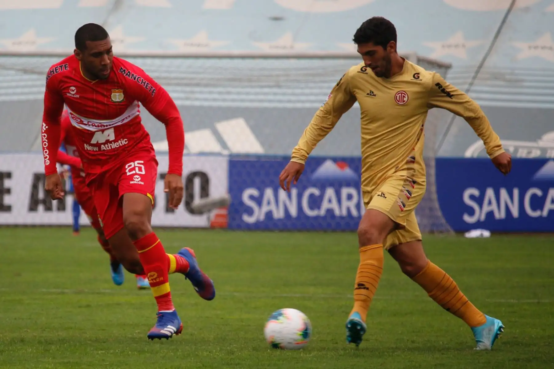 Sport Huancayo y club UTC se enfrentan por la liga 1 del Torneo Apertura 2020 en el estadio Alberto Gallardo de Lima Perú. 
Foto: @LigaFutProf