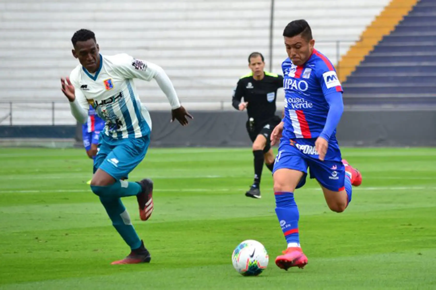 Alianza UDH y Club  Mannucci se enfrentan por la liga 1 del Torneo Apertura 2020  en el estadio Alejandro Villanueva  de Lima Perú.
Foto:ANDINA/@LigaFutProf
