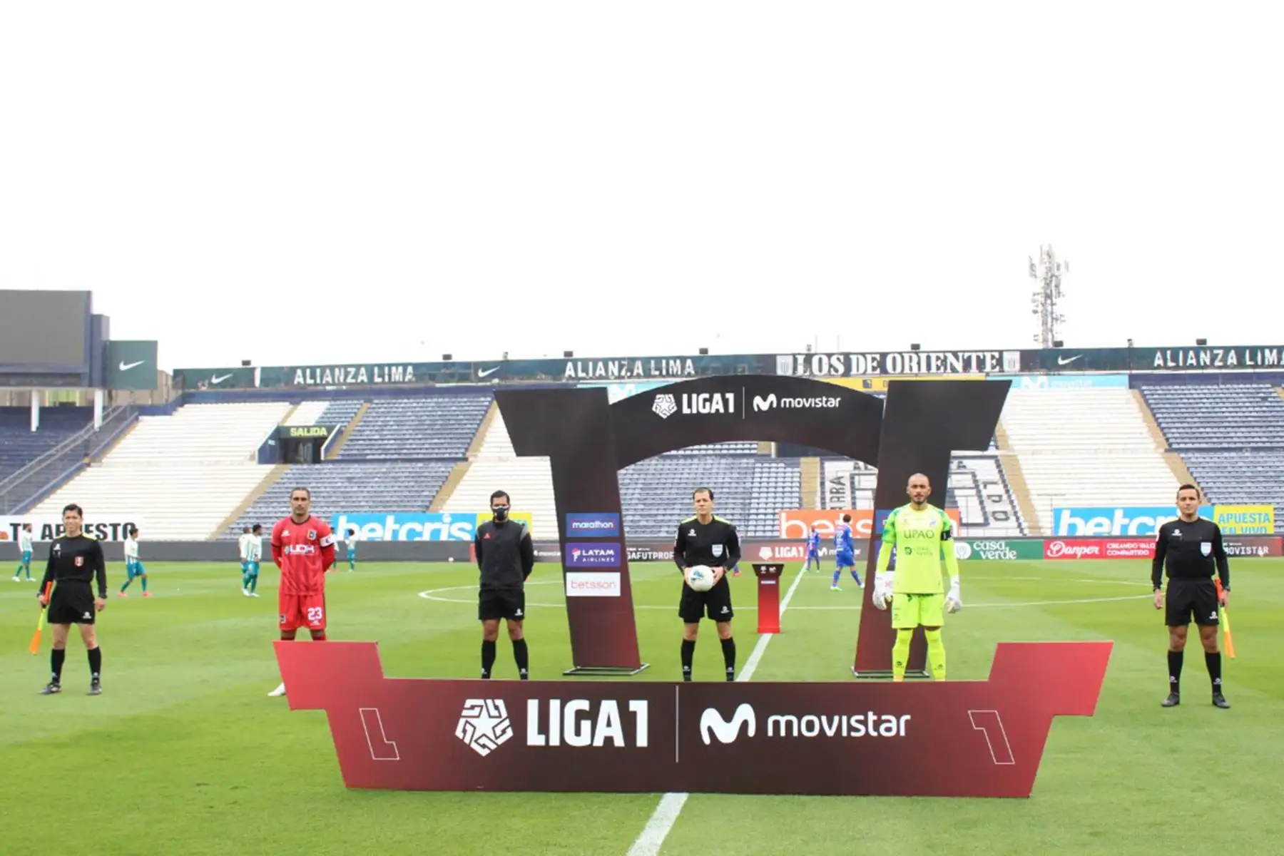 Alianza UDH y Club  Mannucci se enfrentan por la liga 1 del Torneo Apertura 2020  en el estadio Alejandro Villanueva  de Lima Perú.
Foto:ANDINA/@LigaFutProf