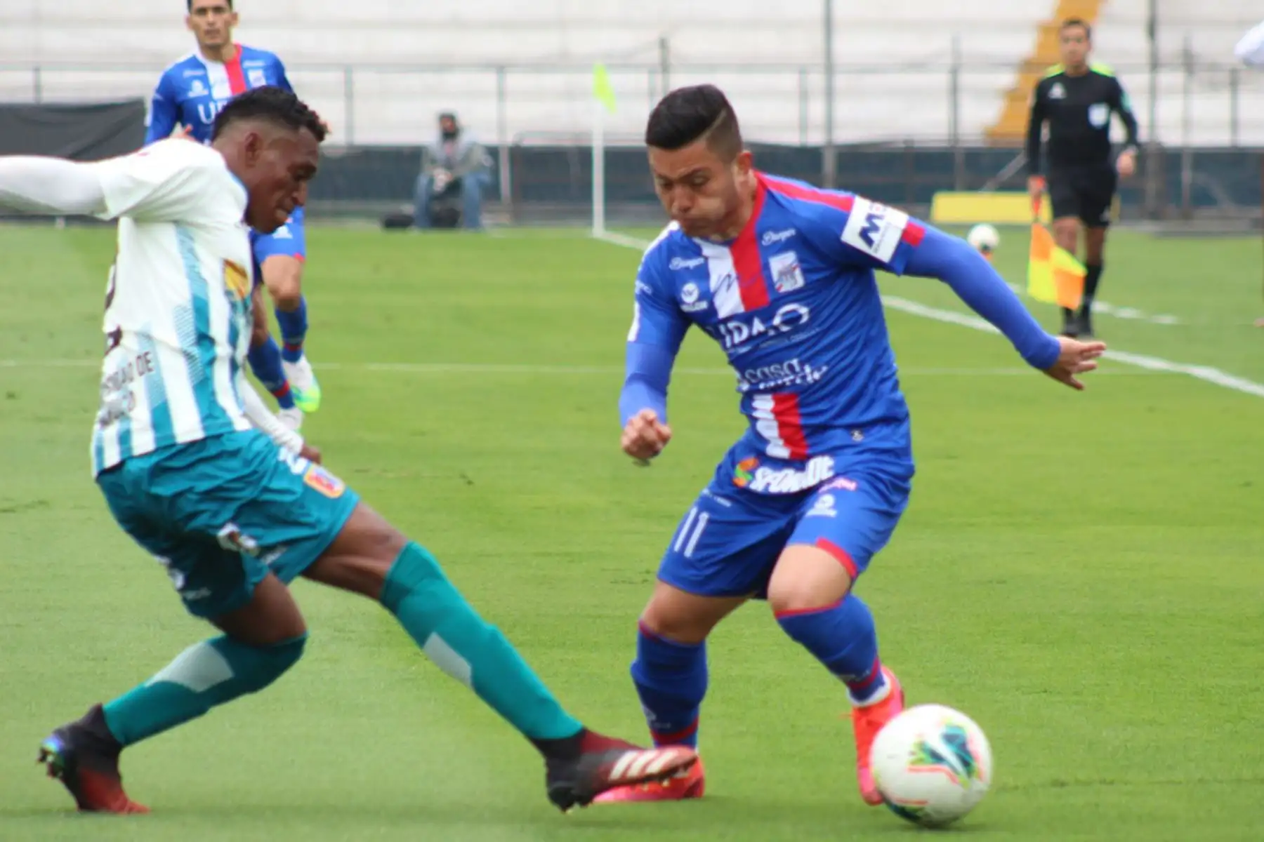 Alianza UDH y Club  Mannucci se enfrentan por la liga 1 del Torneo Apertura 2020  en el estadio Alejandro Villanueva  de Lima Perú.
Foto:ANDINA/@LigaFutProf