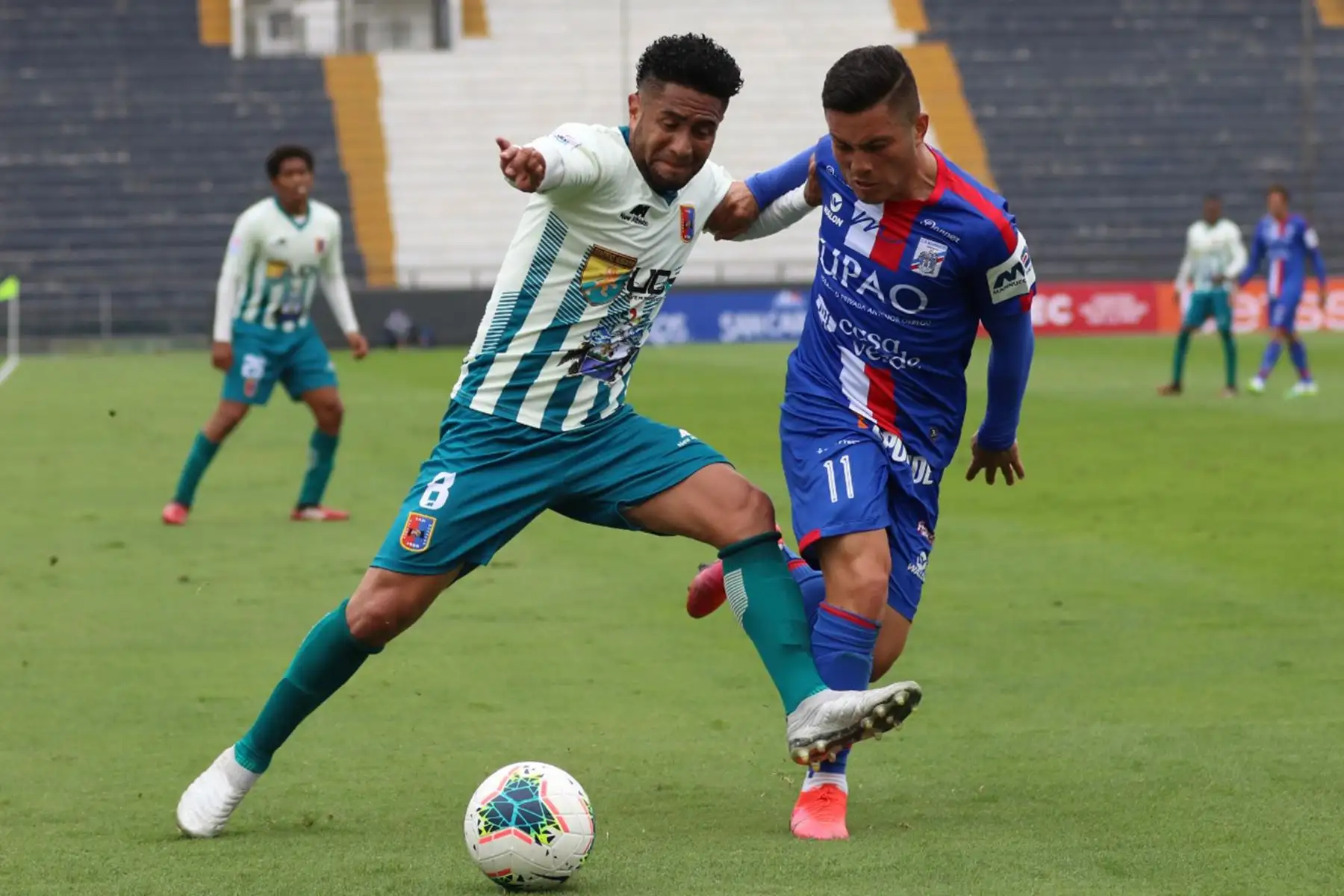 Alianza UDH y Club  Mannucci se enfrentan por la liga 1 del Torneo Apertura 2020  en el estadio Alejandro Villanueva  de Lima Perú.
Foto:ANDINA/@LigaFutProf