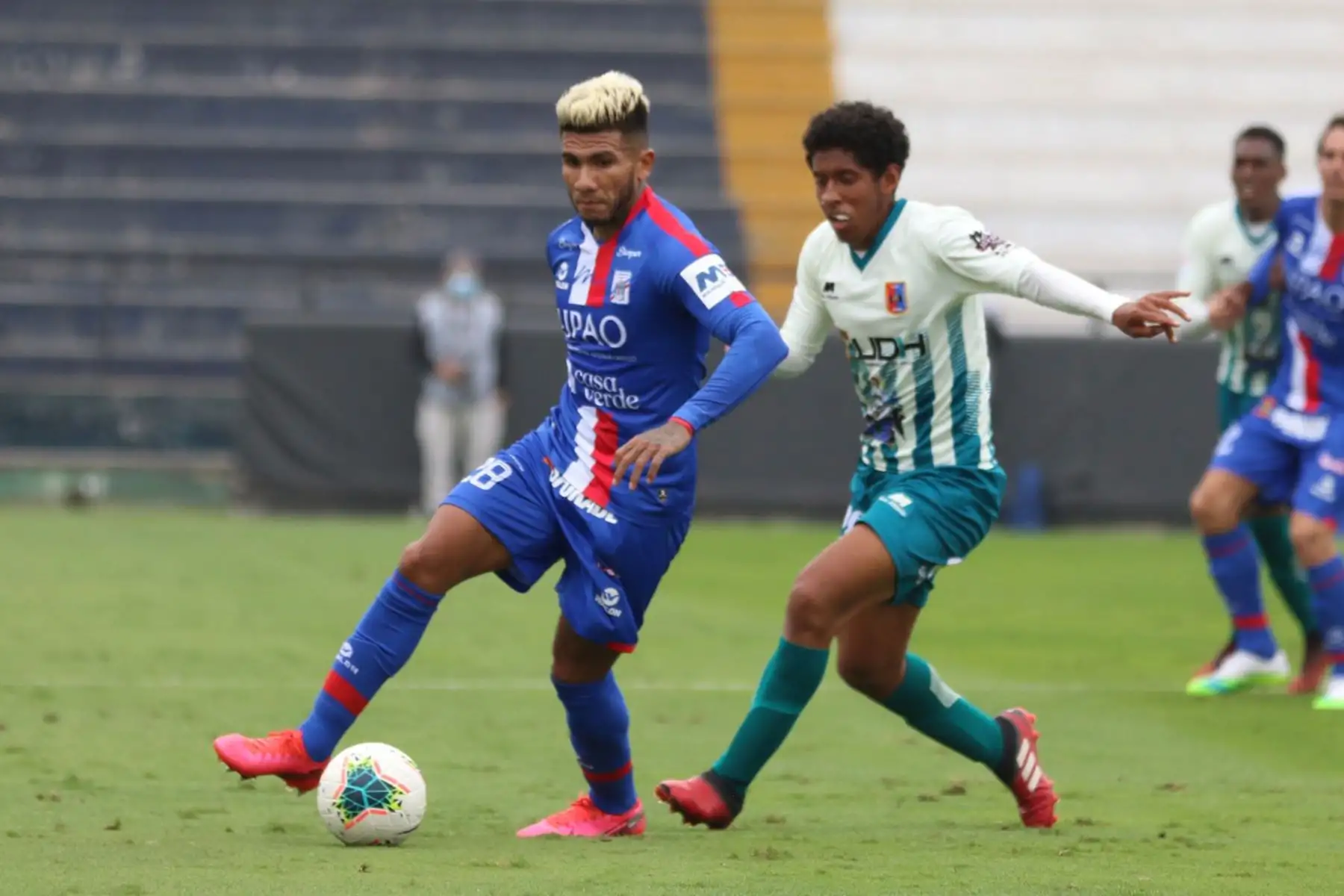 Alianza UDH y Club  Mannucci se enfrentan por la liga 1 del Torneo Apertura 2020  en el estadio Alejandro Villanueva  de Lima Perú.
Foto:ANDINA/@LigaFutProf