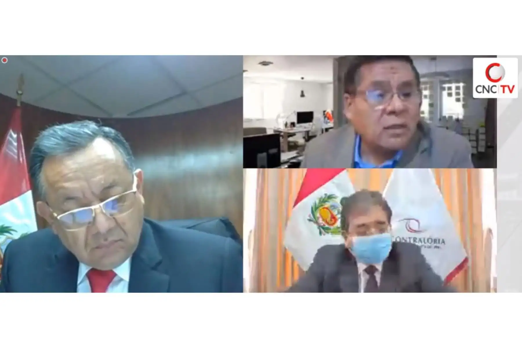 Shack participó en la sesión virtual de la Comisión de Fiscalización. ANDINA/Difusión