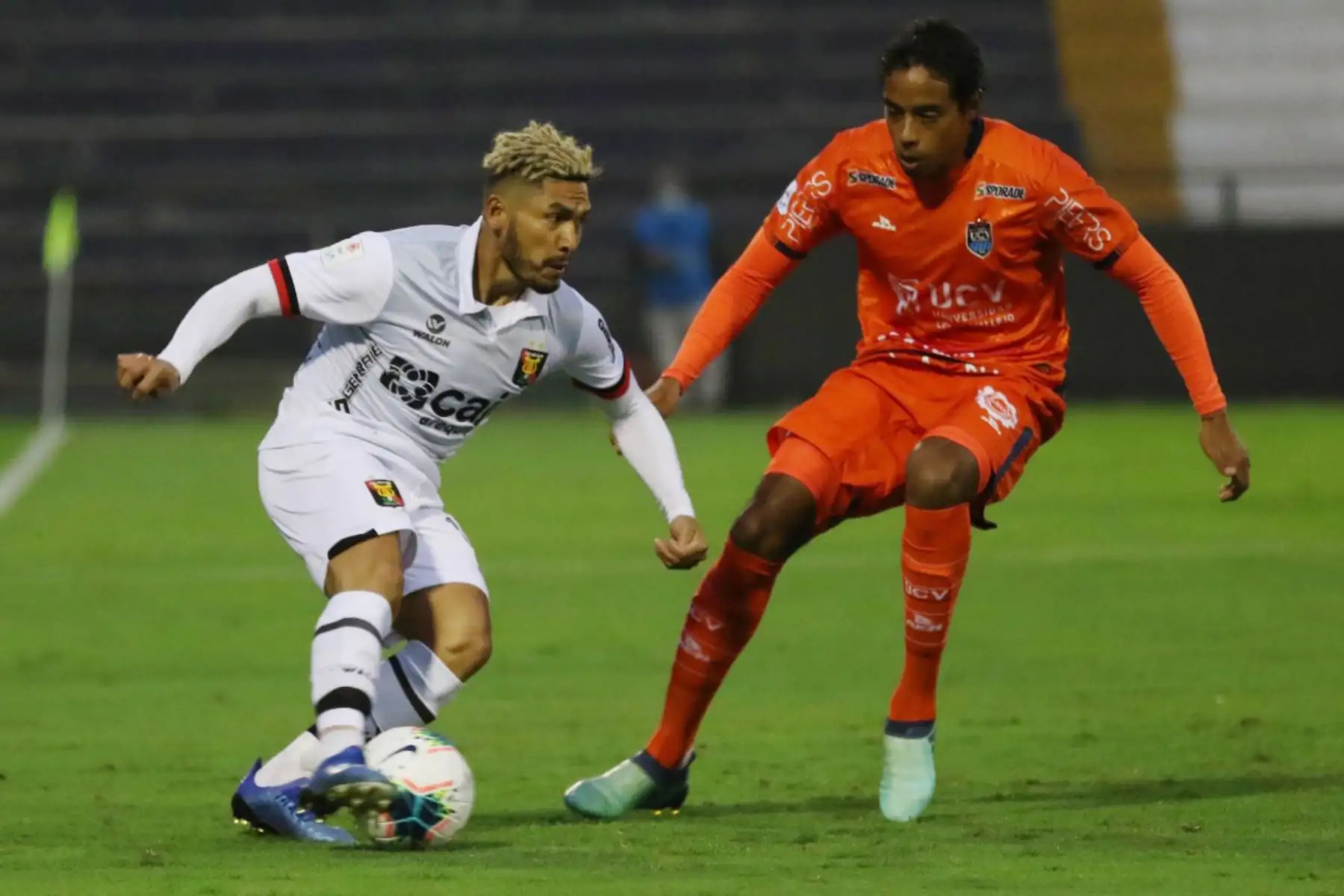 FC Melgar  y el club deportivo César Vallejo  se enfrentan por la liga 1 del Torneo Apertura 2020  en el estadio  Estadio Alejandro Villanueva de Lima Perú.
Foto:ANDINA/@LigaFutProf