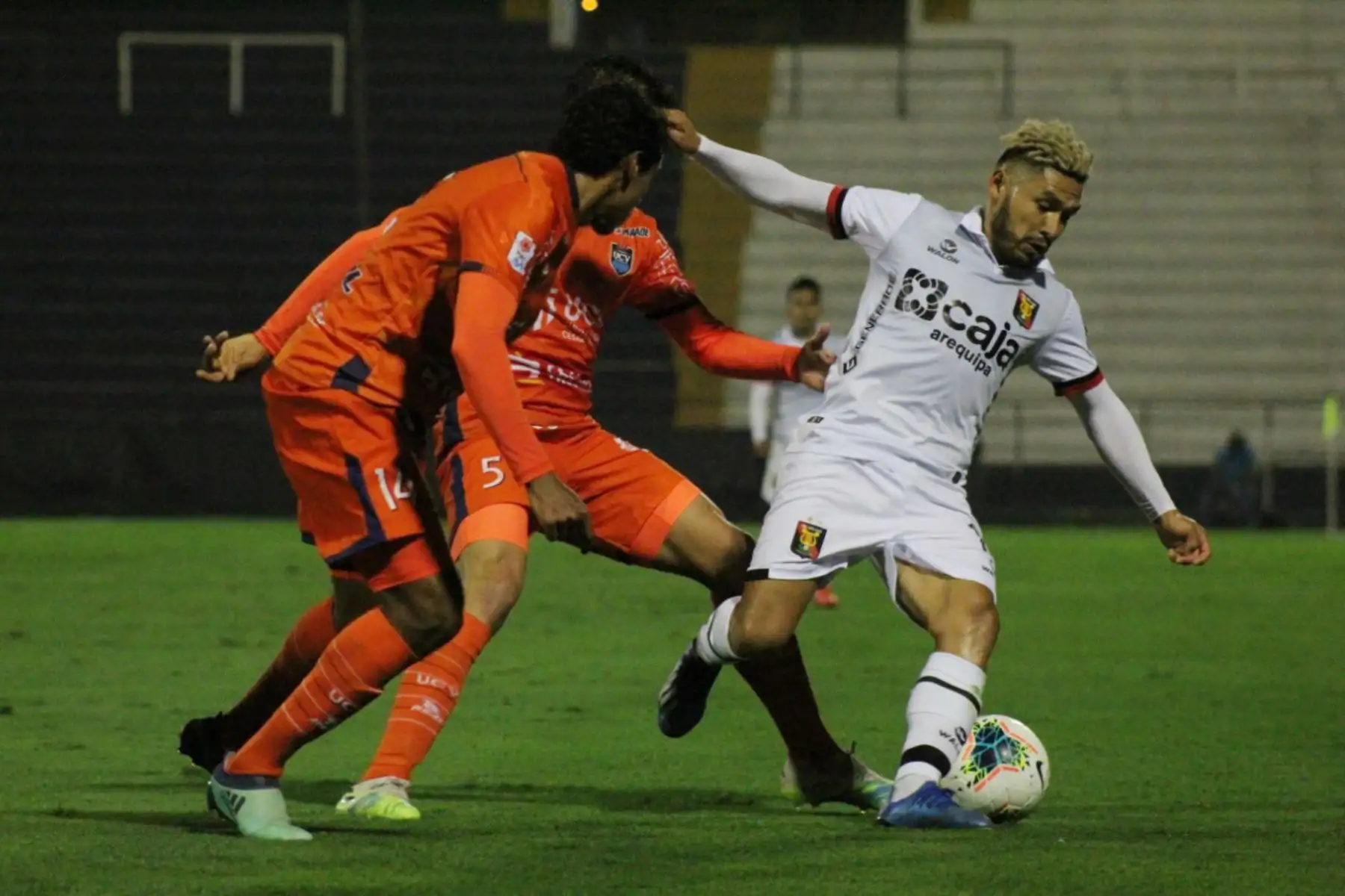 FC Melgar  y el club deportivo César Vallejo  se enfrentan por la liga 1 del Torneo Apertura 2020  en el estadio  Estadio Alejandro Villanueva de Lima Perú.
Foto:ANDINA/@LigaFutProf
