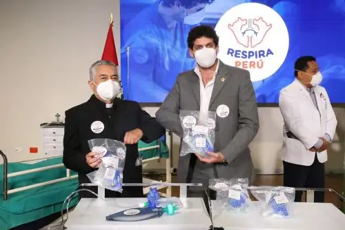 Coronavirus: Respira Perú dona 2,000 ventiladores mecánicos para ayudar a pacientes. Foto: ANDINA/Difusión.