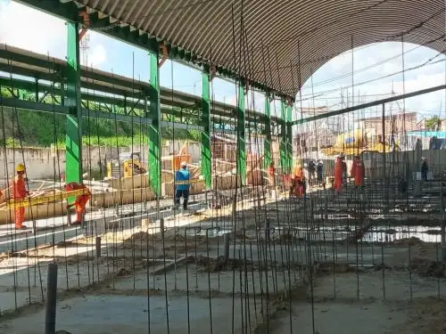 Trabajos de construcción de nueva infraestructura del Gran Mercado Belén de Iquitos. ANDINA/Difusión