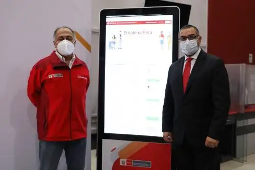 Plataforma "Empleos Perú". Ministerio de Trabajo.
