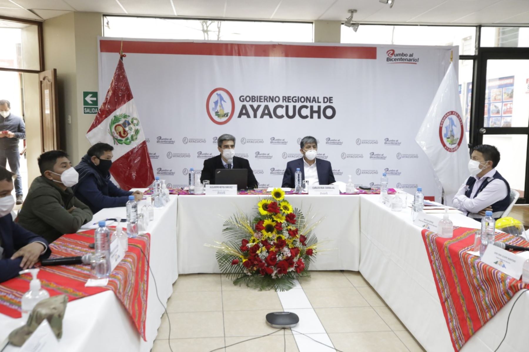 Ministro de Cultura viaja, Alejandro Neyra, viaja a Ayacucho para evaluar situación de la pandemia por coronavorus. Foto: ANDINA/Ministerio de Cultura