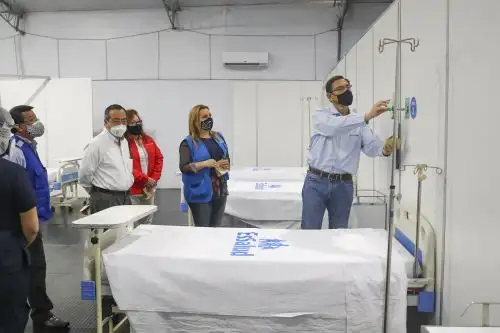 La nueva Villa Madre de Dios fue implementada en un área contigua al local anexo del hospital Víctor Alfredo Lazo Peralta, en el cruce de las calles San Martín y Puno, en Puerto Maldonado