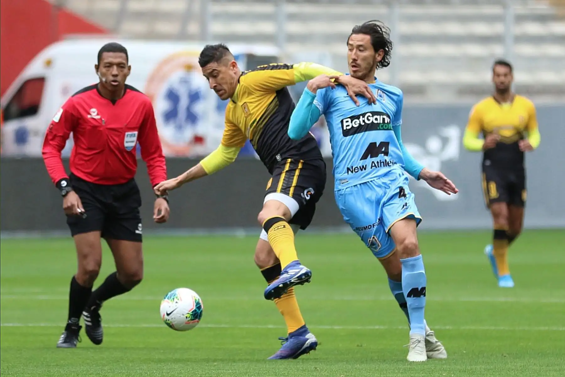 Binacional FC y Atlético Cantolao empatan 0-0 en partido por la fecha 8 de la Liga 1 Movistar, que se disputa en el Estadio Nacional. Foto: ANDINA/Liga 1 Movistar