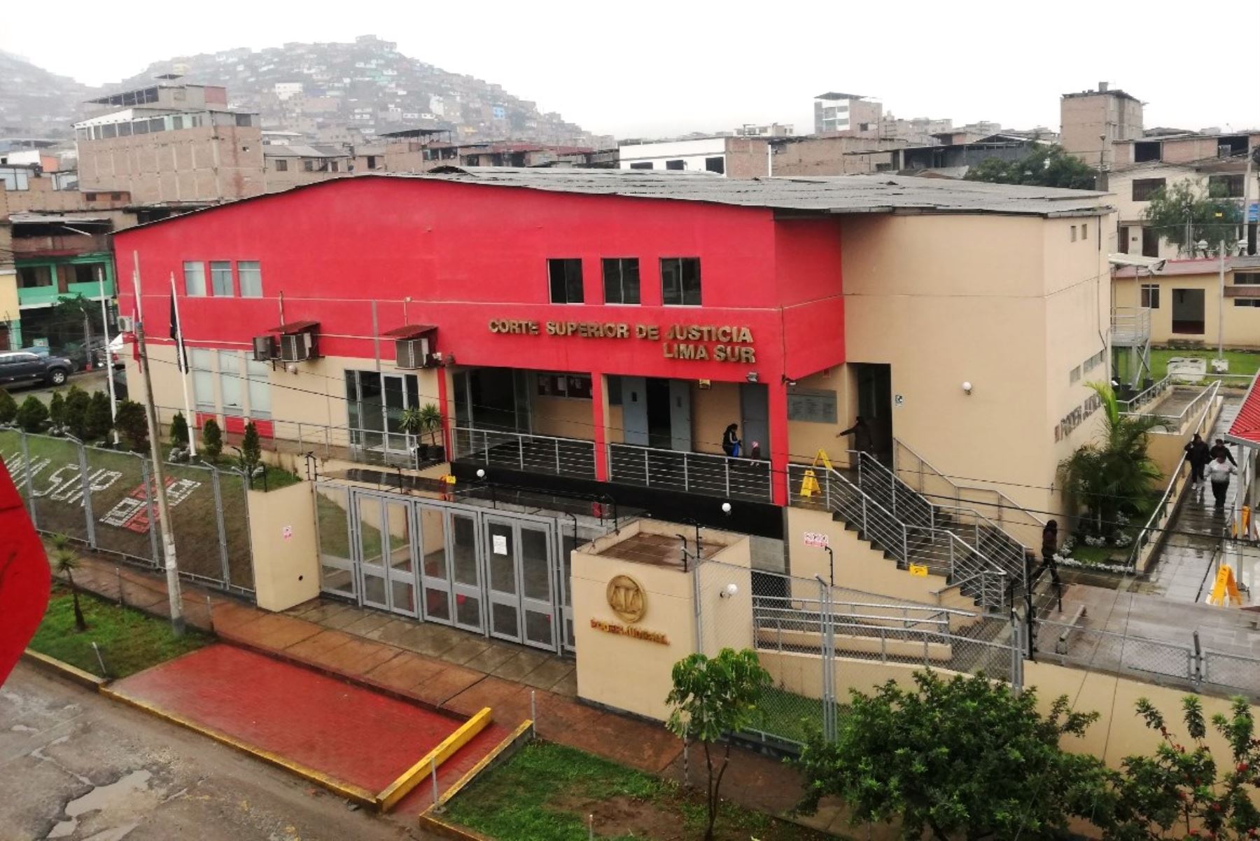Sede de la Corte Superior de Lima Sur, ubicada en el distrito de Villa María del Triunfo. Foto: ANDINA/Difusión.