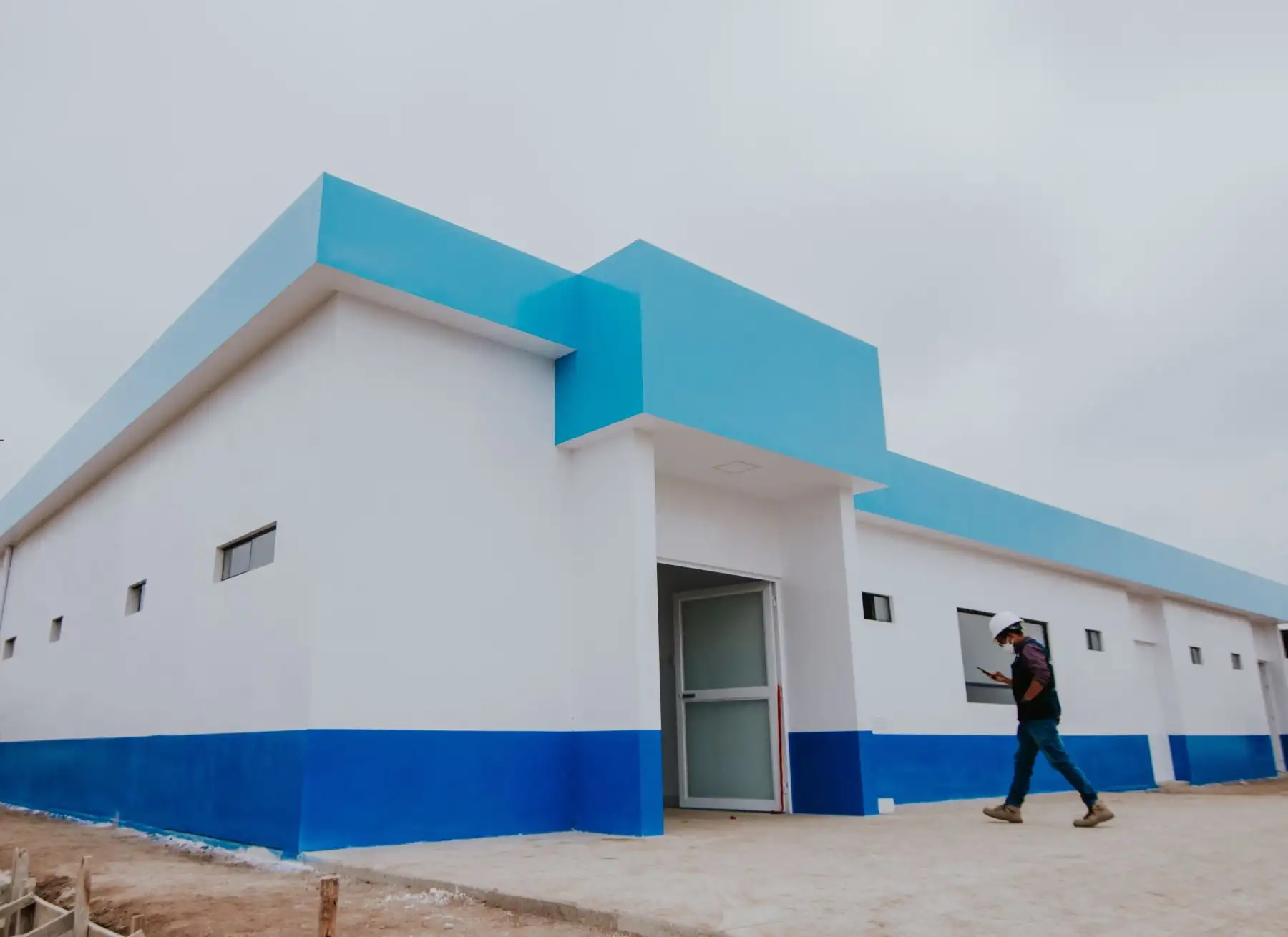 Empresarios agroindustriales de Virú, región La Libertad, implementaron un hospital temporal covid-19 en dicha provincia y lo entregaron a las autoridades de salud para la atención de pacientes afectados por el coronavirus. ANDINA/Difusión