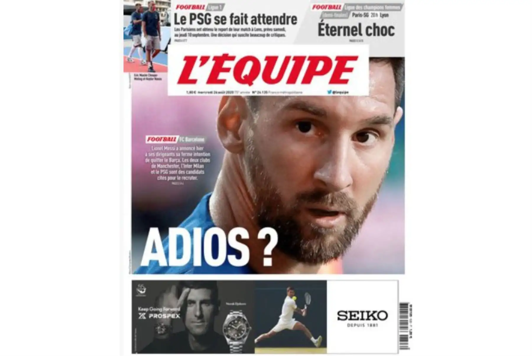 La portada de L