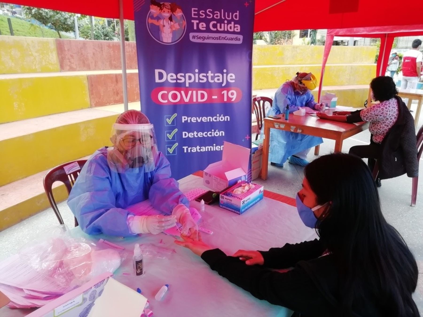 EsSalud intensifica acciones para detectar y atender posibles casos de coronavirus (covid-19) en la ciudad de Abancay, en Apurímac. ANDINA/Difusión