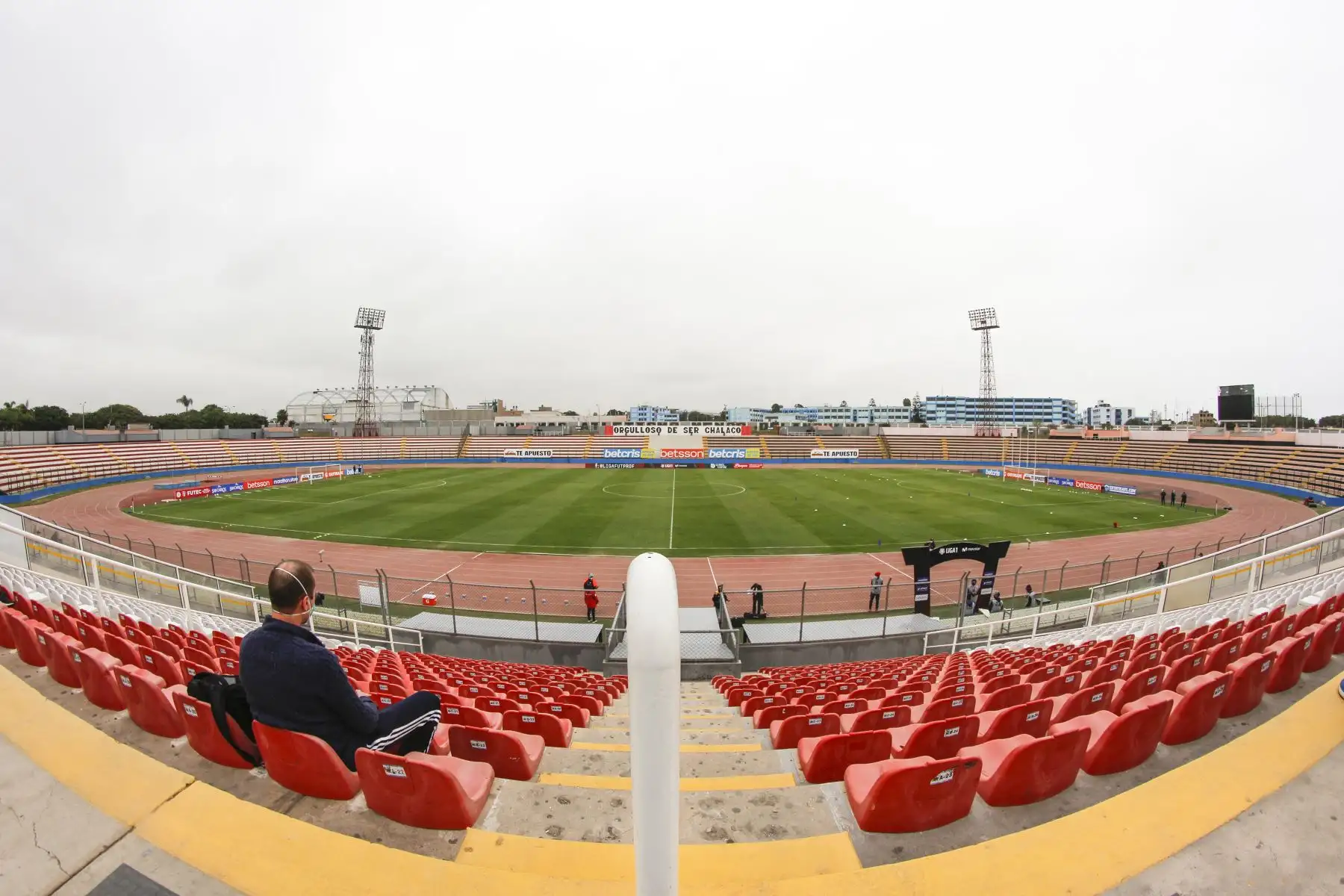 Club Carlos A. Mannucci y Deportivo Llacuabamba se enfrentan por la octava fecha de la Liga 1, en el estadio Miguel Grau. Foto: Liga De Fútbol Profesional