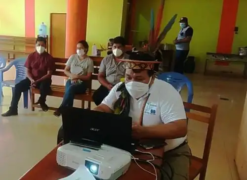 El Serfor, la cooperación alemana GIZ y la ONG DAR, unieron esfuerzos para prevenir contagios de coronavirus en comunidades indígenas de la provincia de Atalaya, en Ucayali. ANDINA/Difusión