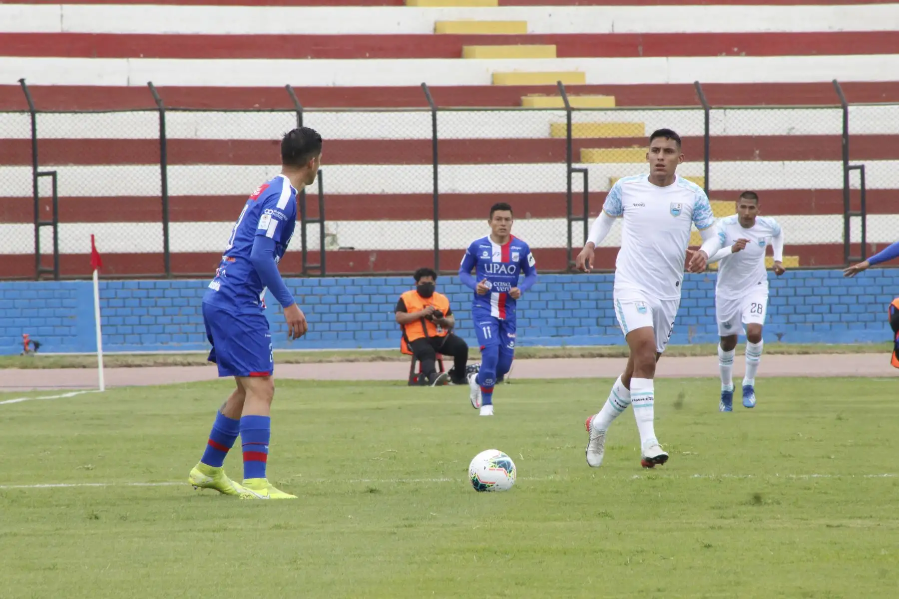 Club Carlos A. Mannucci y Deportivo Llacuabamba se enfrentan por la octava fecha de la Liga 1, en el estadio Miguel Grau. Foto: Liga De Fútbol Profesional