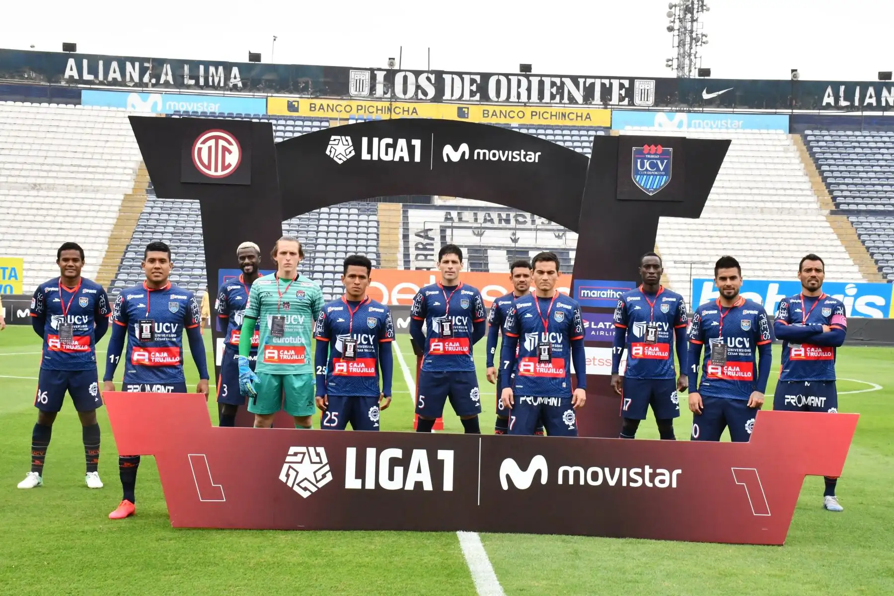 Equipo Club UCV  que enfrenta al club UTC por la fecha 8 de la Liga 1 Movistar que se disputa en el Estadio Alejandro Villanueva.
Foto: ANDINA/Liga 1 Movistar
