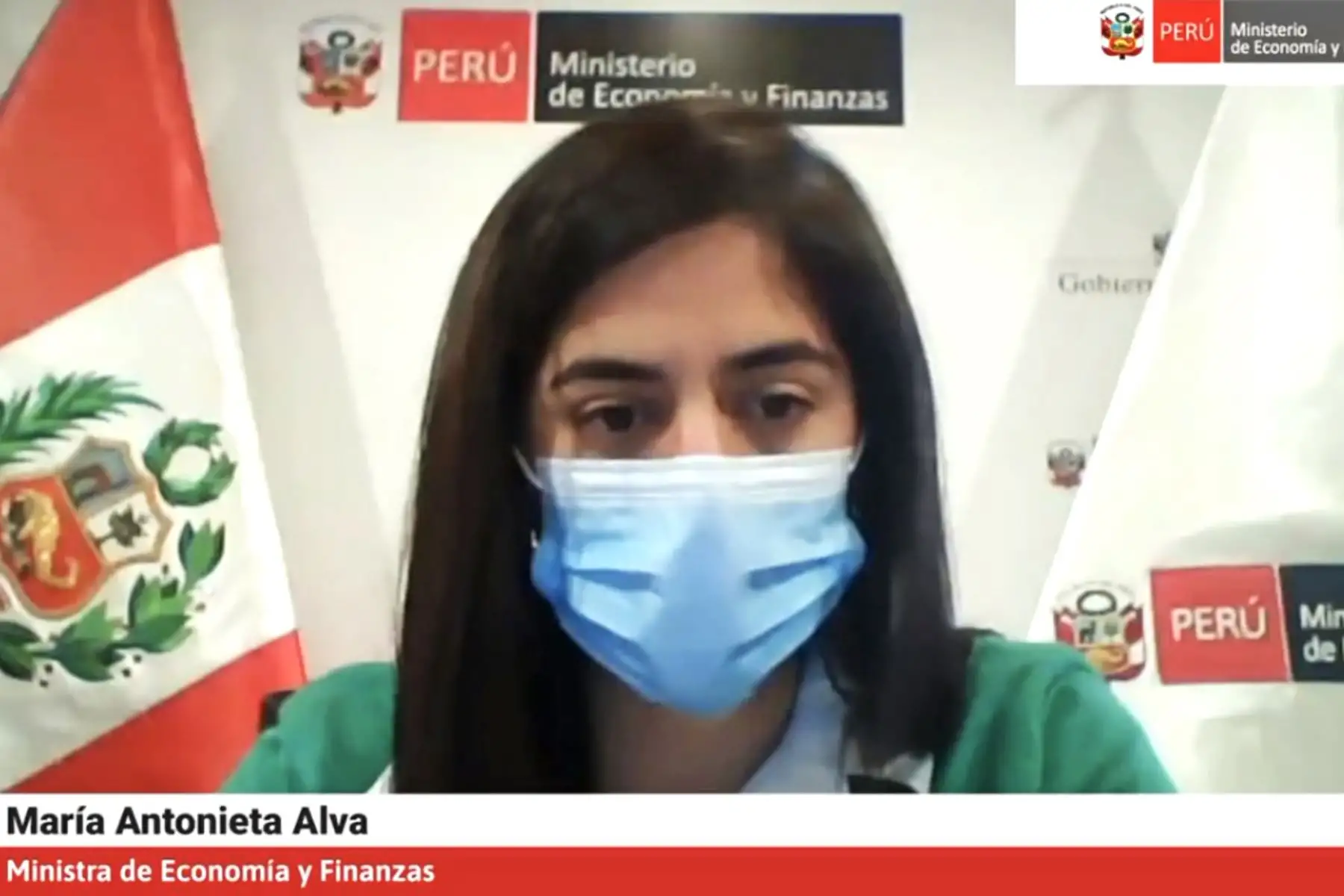 Ministra de Economía y Finanzas, María Antonieta Alva. ANDINA/Difusión