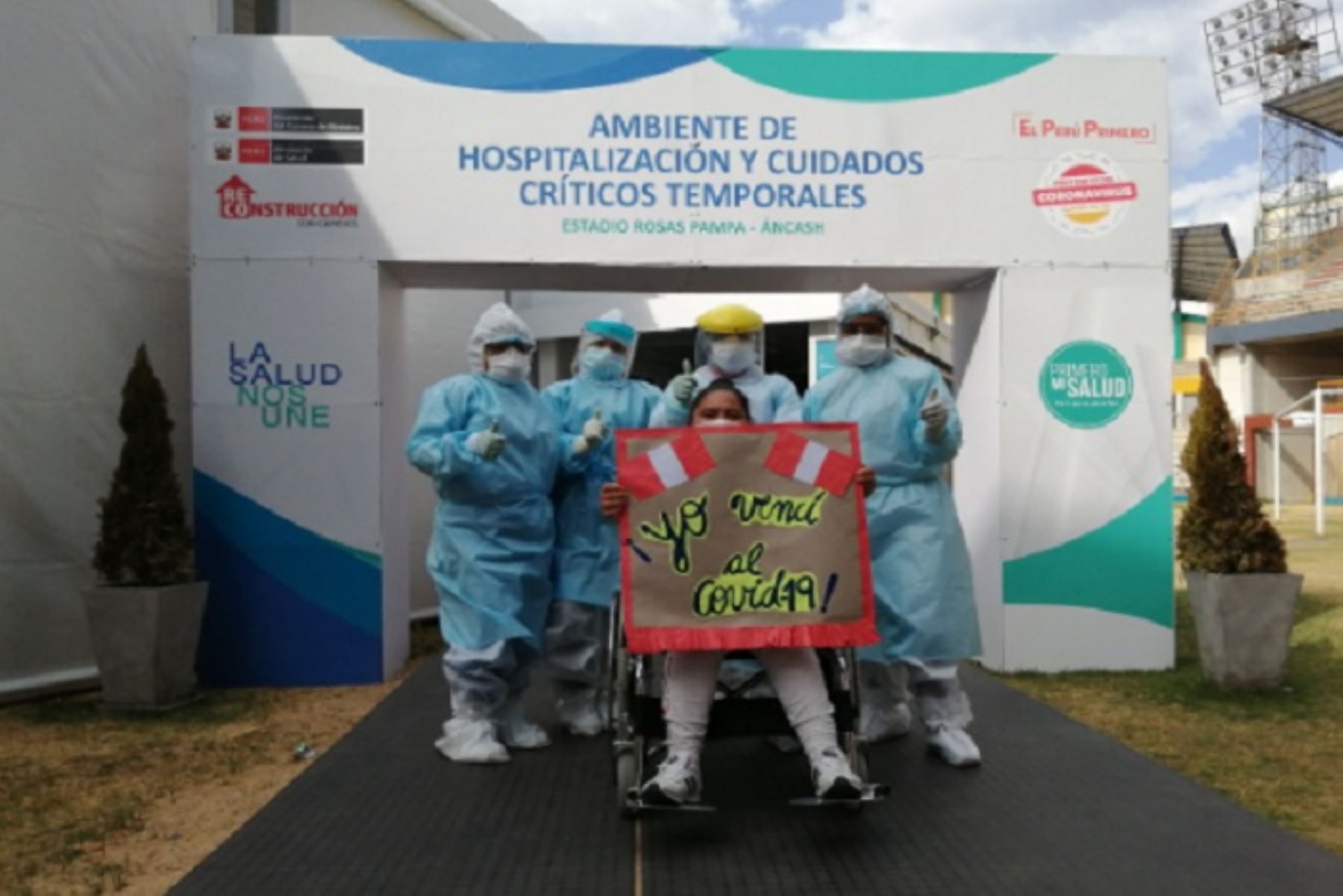 El AHT recibe todos los días a pacientes leves de pre alta que son referidos del Hospital Víctor Ramos Guardia de Huaraz, descongestionando considerablemente este nosocomio.