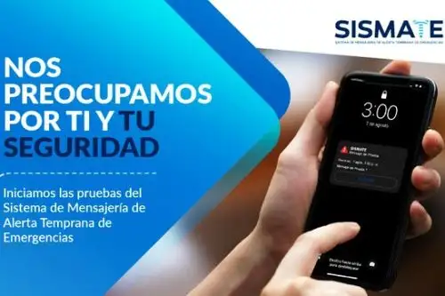Sistema de Alerta Temprana de Emergencias inició envío de mensajes de prueba. Foto: ANDINA/Difusión.