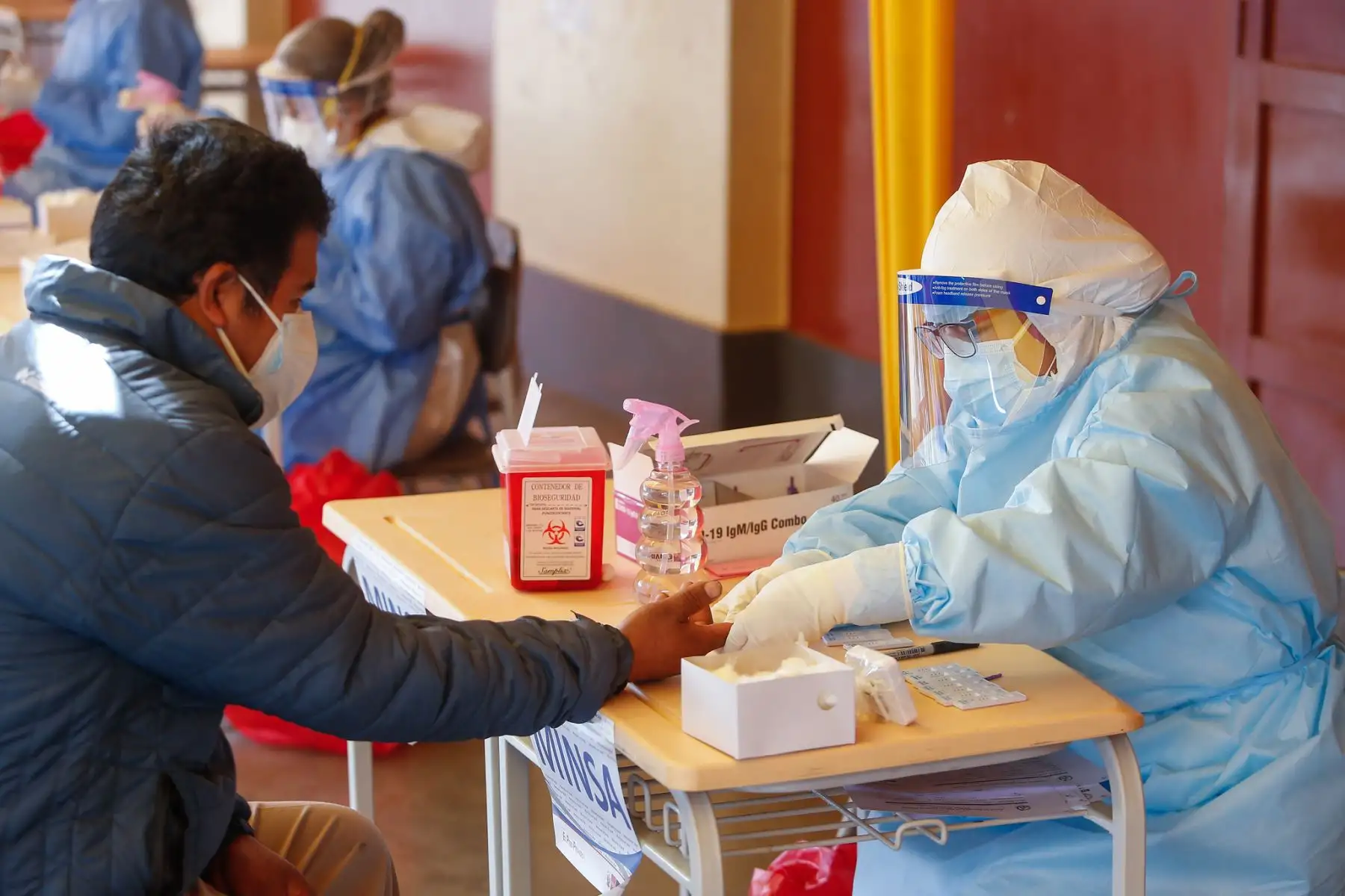 Profesionales de la Salud del MINSA participan en Operación Tayta en Tacna.

Foto: ANDINA / Minsa