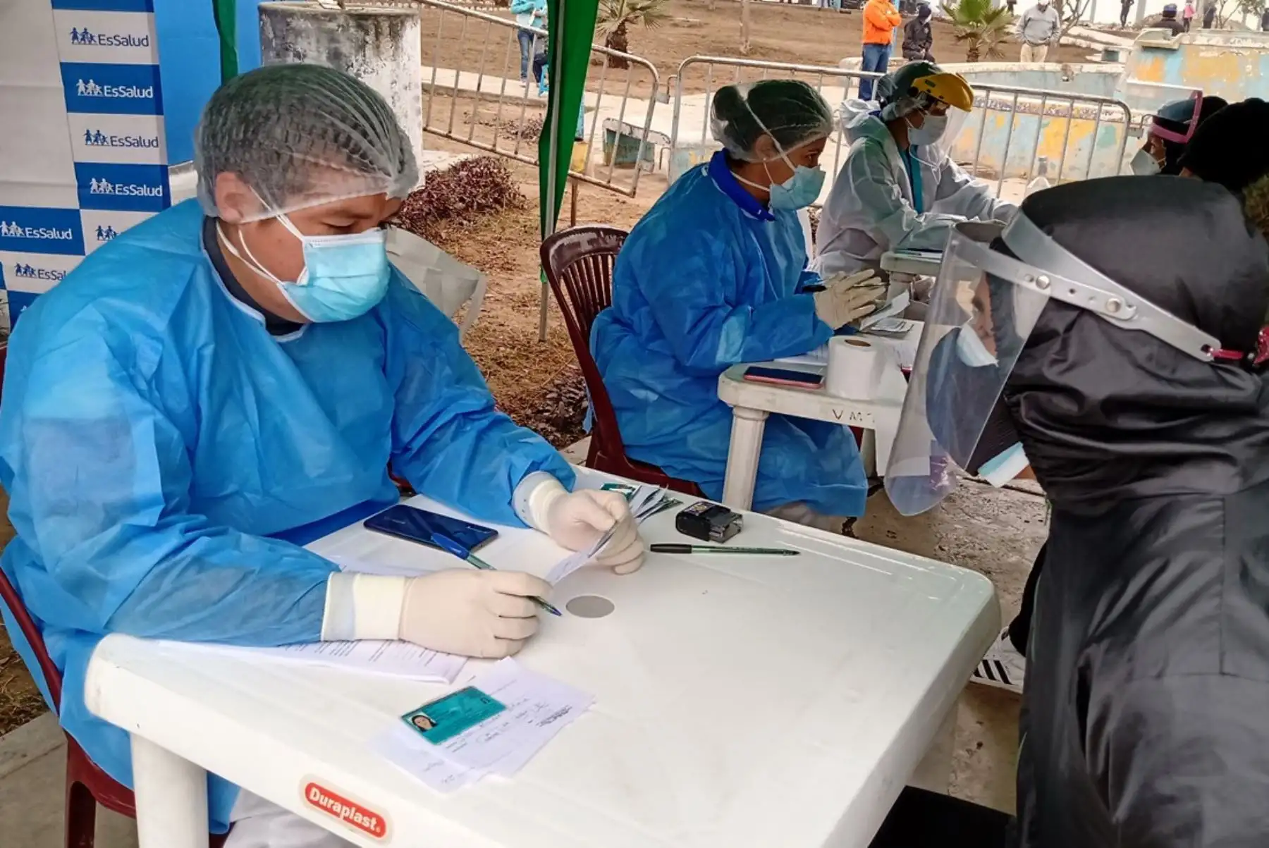 EsSalud te Cuida realizó más de 200,000 pruebas para la detección de covid-19. Foto: ANDINA/Difusión.