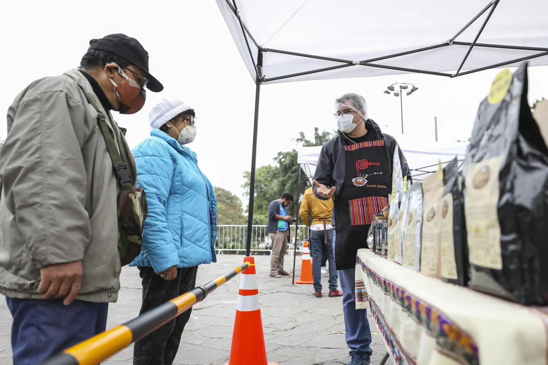 La Municipalidad de Lima Metropolitana organiza feria "De Villa Rica a tu mesa" de caficultores de Oxapampa, de la región Pasco
Foto:ANDINA/MLM