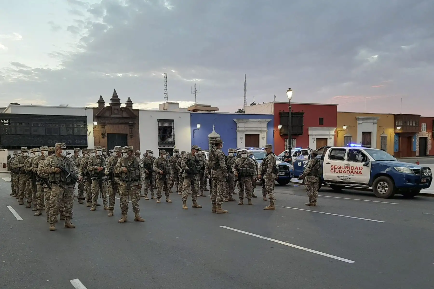 Las fuerzas del orden extremarán las medidas en Trujillo para hacer cumplir la cuarentena en esta ciudad para frenar el avance del coronavirus. ANDINA/Difusión