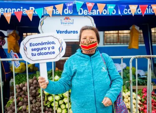 Los pobladores del Callao adquieren tubérculos, pescado, pollo, en espacios seguros para frenar propagación del coronavirus. Foto: Gobierno Regional del Callao