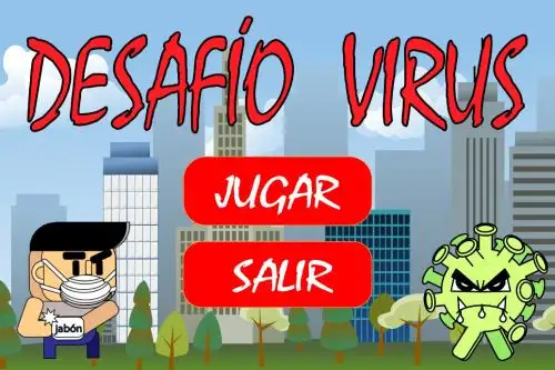 Desafío Virus es el juego que nos recuerda cuán importante es mantener los cuidados contra el coronavirus. Foto: Difusión