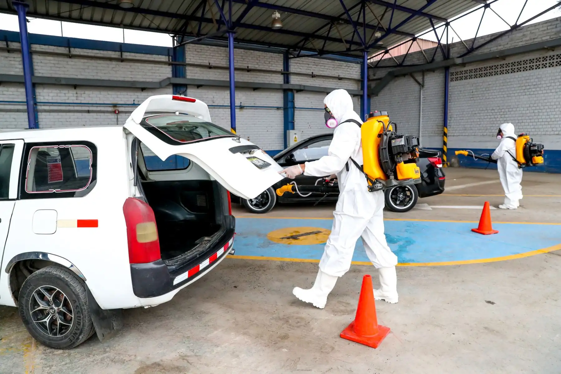 Además de la desinfección se les brindará una charla a los conductores sobre el adecuado cumplimiento de los lineamientos sanitarios.
Foto:ANDINA/ATU