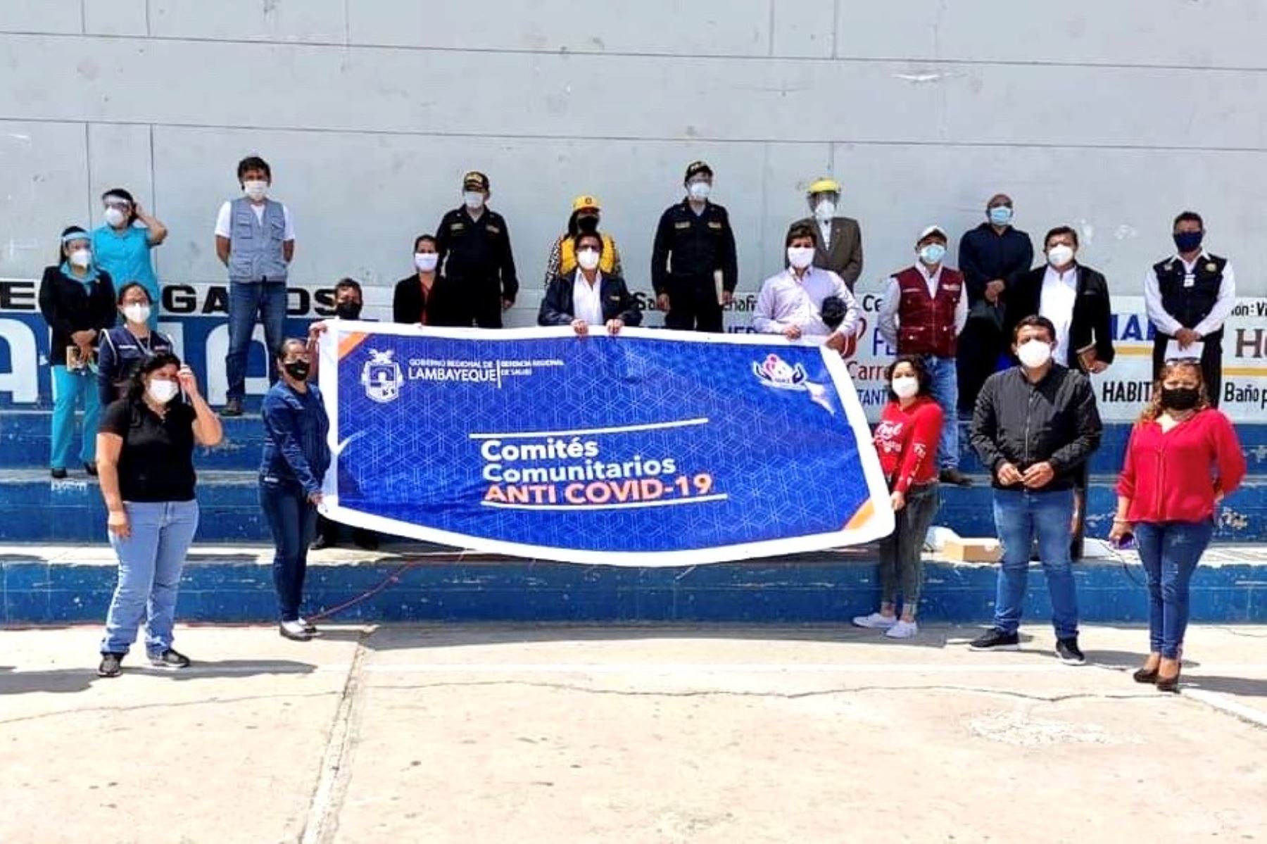 Comités comunitarios apoyarán la lucha frontal contra la pandemia de covid-19 en la región Lambayeque. ANDINA/Difusión