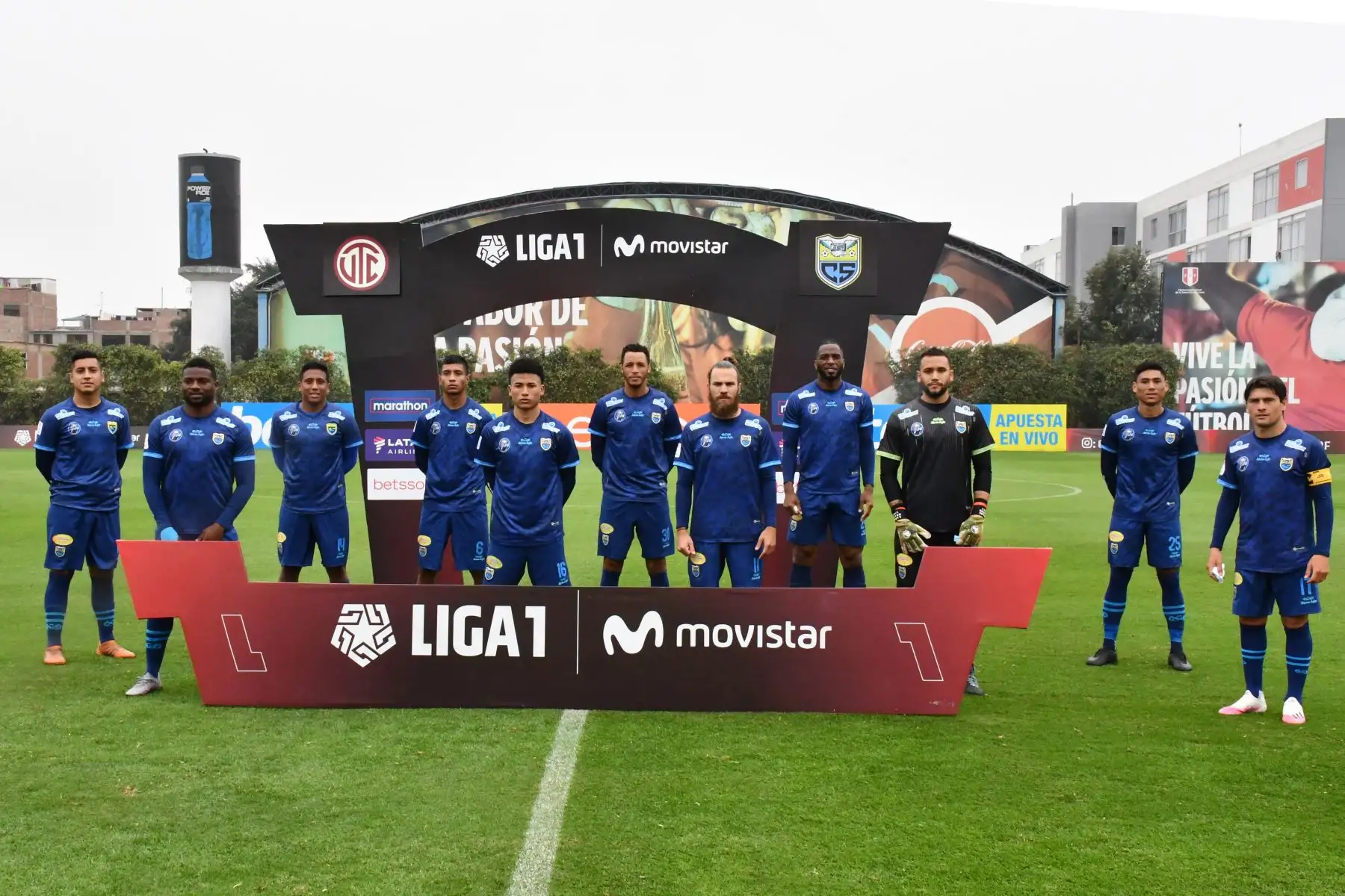 Foto oficial del equipo Carlos Stein por la jornada nueve de la Liga 1, en la Videna. Foto: @LigaFutProf