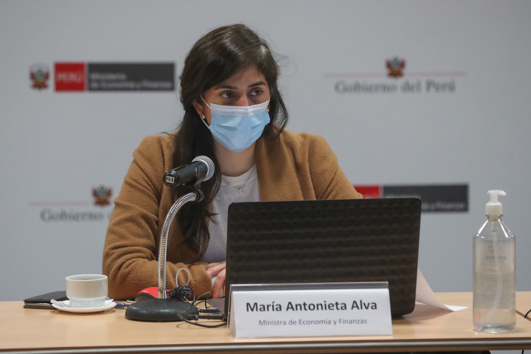 Ministra de Economía y Finanzas, María Antonieta Alva. ANDINA/Prensa Presidencia