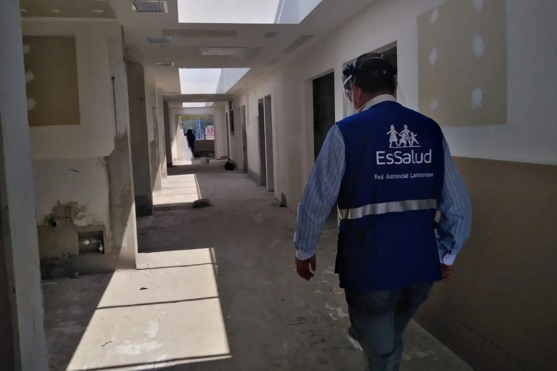 Instalaciones del antiguo hospital de Tumán en proceso de refacción a cargo de EsSalud. ANDINA/Difusión