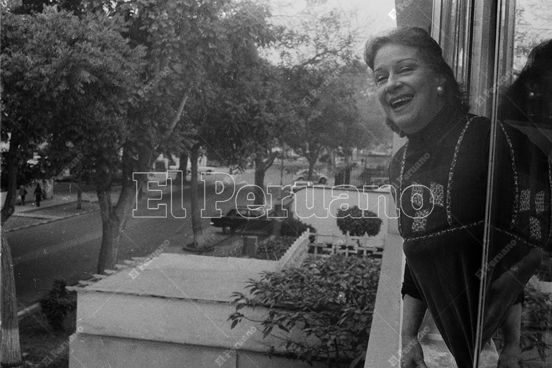 Lima - 26 setiembre 1979. Chabuca Granda, cantante y compositora de música criolla. Foto: Archivo Histórico de El Peruano / Pavel Marrul