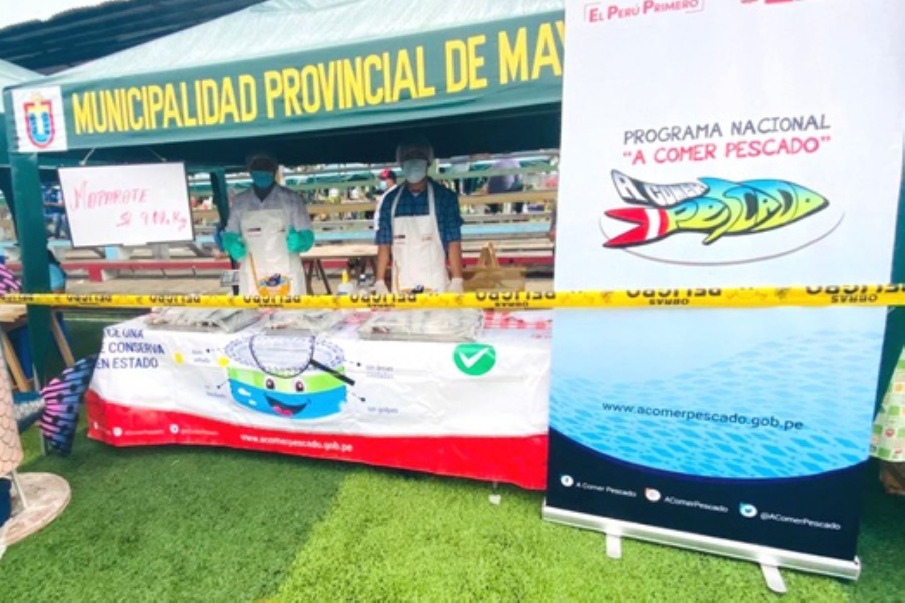 La feria Mi Pescadería funcionará en la intersección de las calles Pevas y Cabo Pantoja, en Iquitos (Loreto), este jueves 3 de setiembre. Foto: ANDINA/Difusión