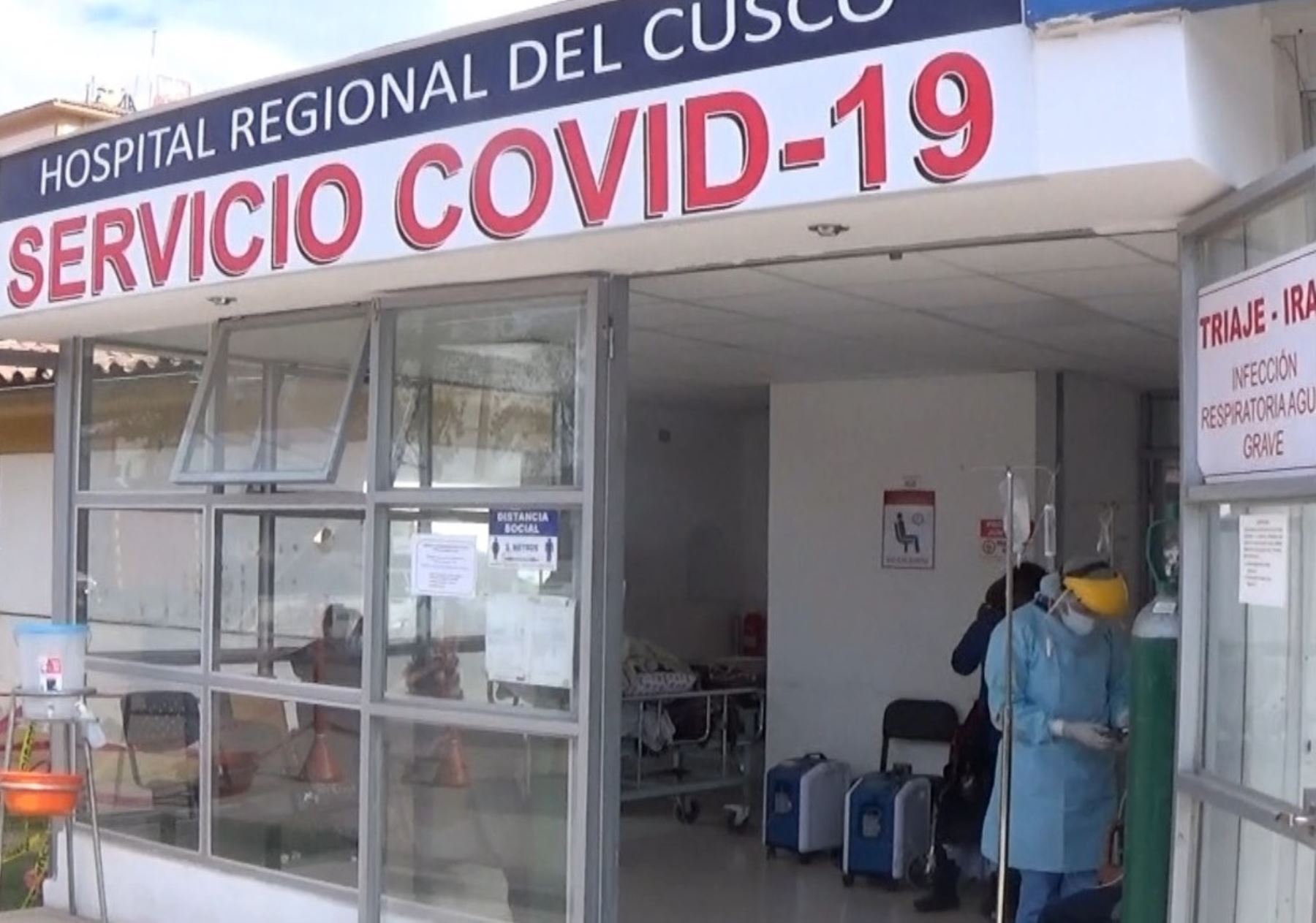 El Hospital Regional de Cusco reporta un descenso en el número de fallecidos y de contagiados por coronavirus (covid-19). Tendencia se mantiene desde comienzos de esta semana. ANDINA/Difusión