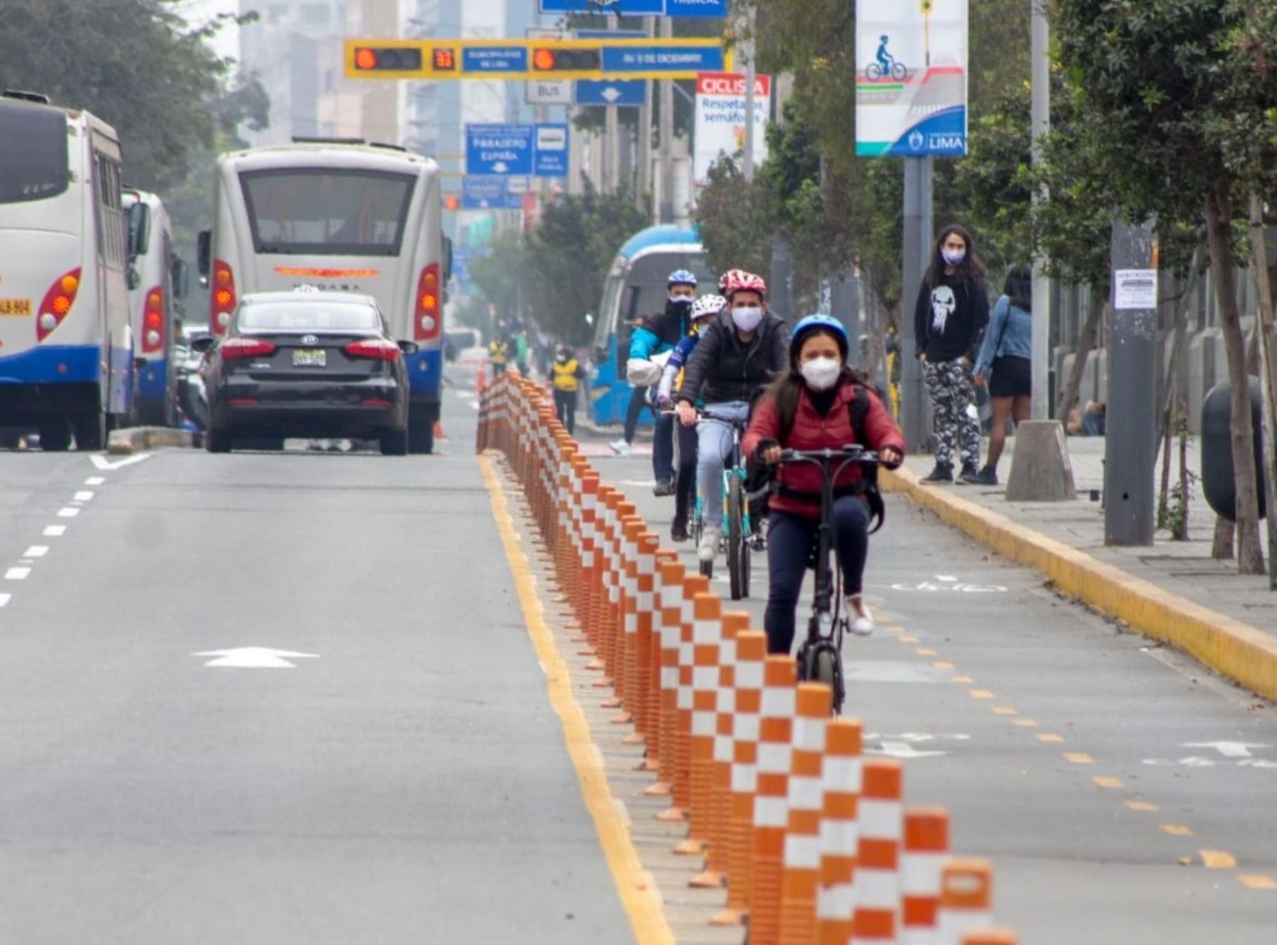 Ciclovías emergentes. Foto: Municipalidad de Lima