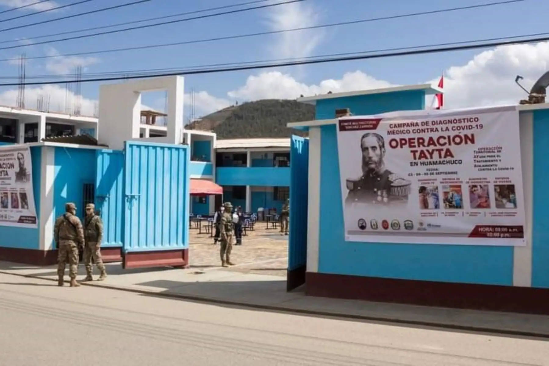 Operación Tayta Huamachuco continuará hasta el sábado 5 de setiembre en la provincia de Sánchez Carrión, región La Libertad. ANDINA/Difusión
