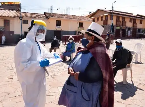 Equipos de Respuesta Rápida de la Diresa Cusco viajarán a las provincias de Acomayo, Canchis y Paruro para descartar casos de covid-19. ANDINA/Difusión