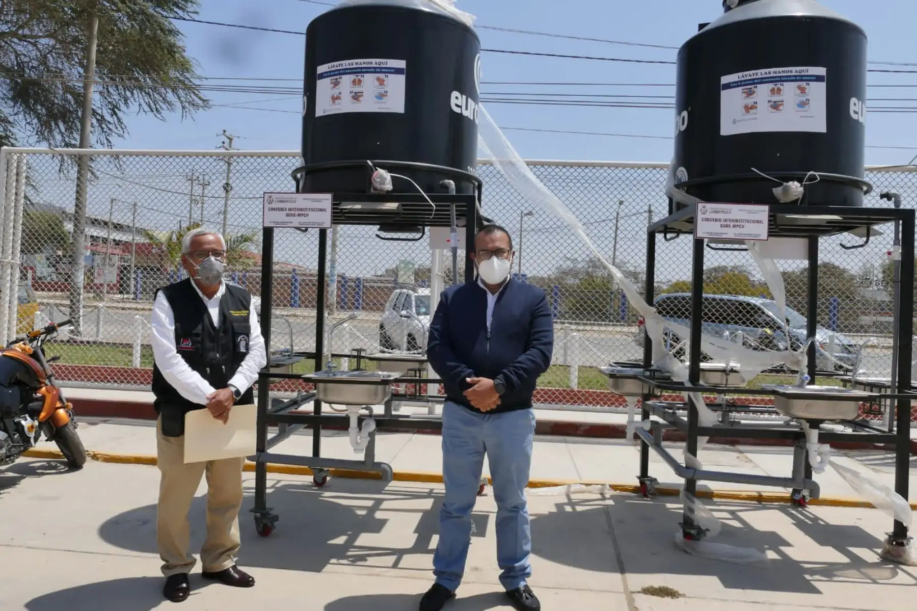 En cuatro centros de gran afluencia de público en la ciudad de Chiclayo se instalarán lavamanos. Foto: ANDINA/Difusión