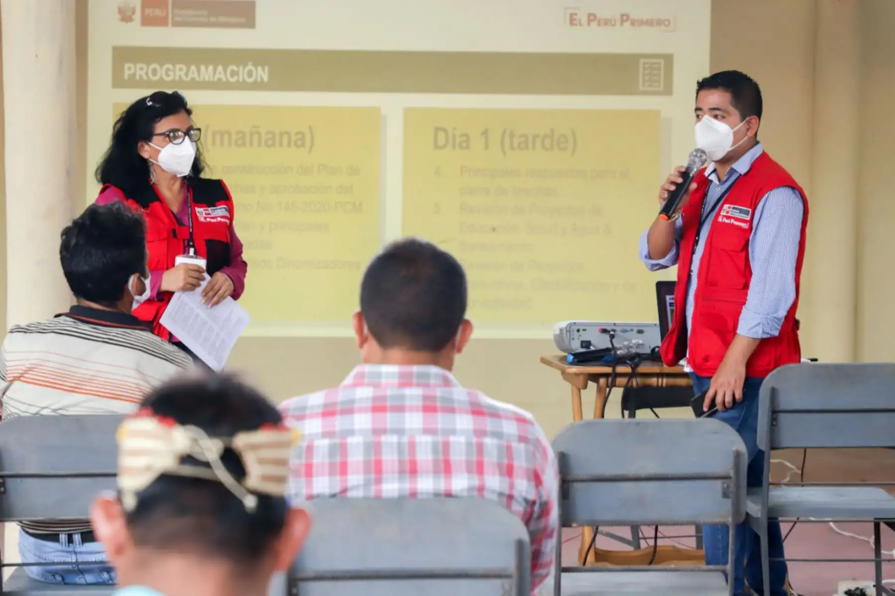 El desarrollo de los talleres será de manera progresiva y respetando los protocolos sanitarios. El Viceministerio de Gobernanza Territorial de la PCM, acompañará las acciones de monitoreo y seguimiento del proceso de implementación del  Plan de Cierre de Brechas.
Foto: PCM