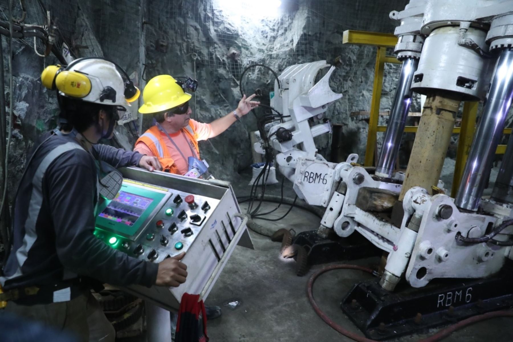 Actividad minera con empleo de tecnología. Foto: Cortesía.