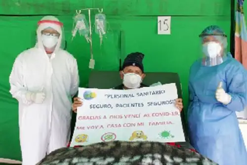Don Segundo ingresó al hospital chimbotano con un cuadro de insuficiencia respiratoria aguda y neumonía extensa, producto de la infección por covid-19.