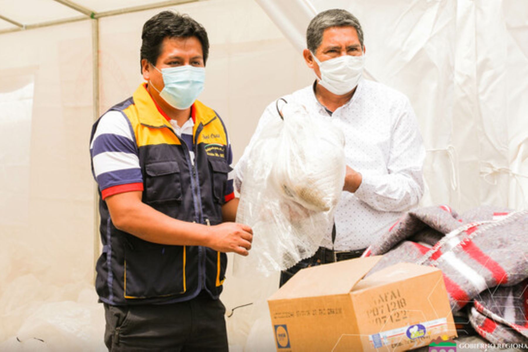 Ante las bajas temperaturas, el gobierno regional de Huánuco, a través de la Dirección Regional de Defensa Civil y Seguridad Ciudadana, entregó ocho toneladas de ayuda humanitaria.