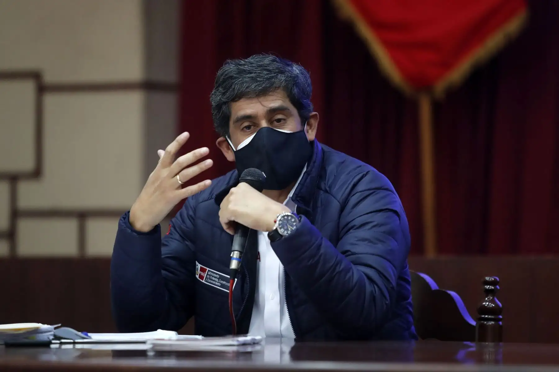 El ministro de Vivienda se reunió con el gobernador regional de Lambayeque, Anselmo Lozano, y los alcaldes provinciales, a fin de coordinar los avances en temas de agua, saneamiento y vivienda.
Foto:ANDINA/Ministerio de Vivienda